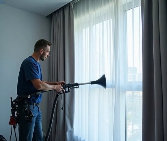 Professional curtain stain removal process equipment Matty Curtain Cleaning wentworthville-nsw